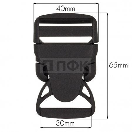 Фастекс (защелка-трезубец) ПП 30мм цв черный арт 1001 (уп 200шт) ПФК Фастекс (защелка-трезубец) ПП 30мм цв черный арт 1001 (уп 200шт) ПФК
