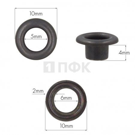 Люверсы №3 5мм сталь эконом цв оксид (уп 5000шт/100000шт) Люверсы №3 5мм сталь эконом цв оксид (уп 5000шт/100000шт)