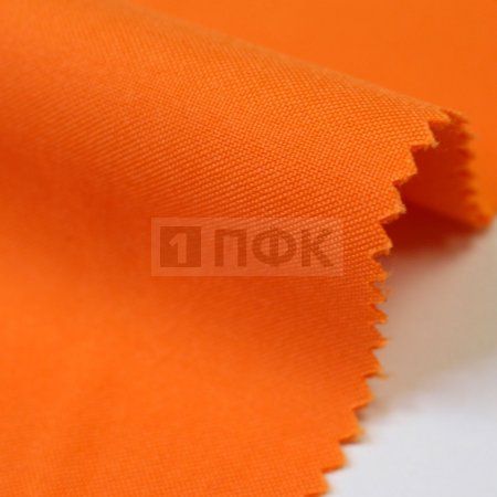 Ткань Габардин 100%ПЭ 140 гр/кв.м цв оранжевый 157 (рул 50м)