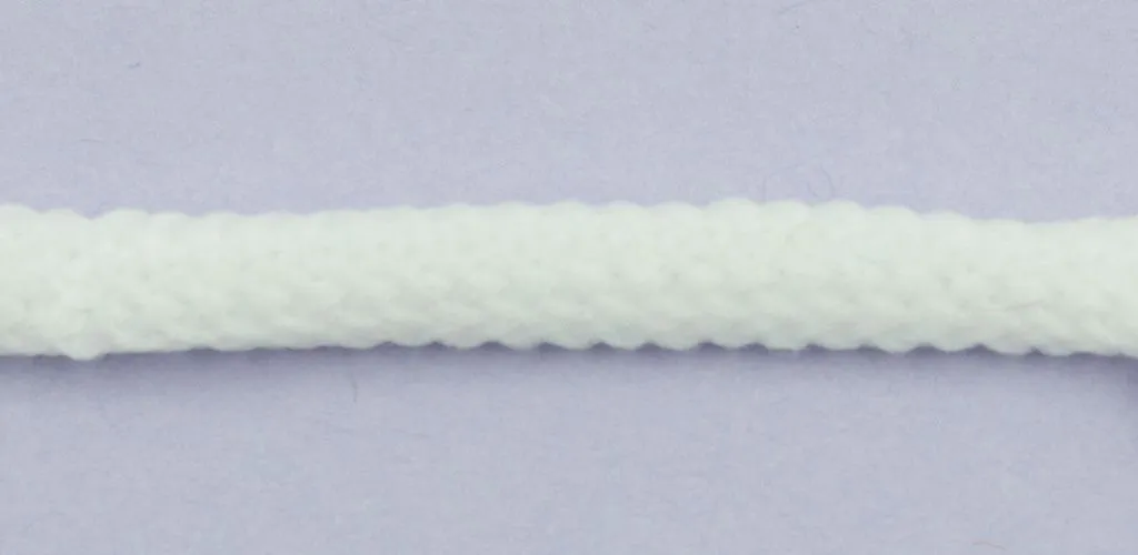 Шнур для одежды 5мм с/н (Арт.50/35) цв белый (уп 200м/1000м)