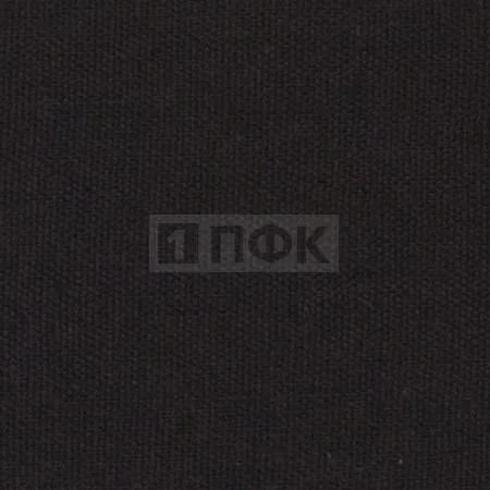 Ткань ТиСи 120 гр/м2 20%хб 80%пэ шир 150см цв 124 черный (рул 100м)