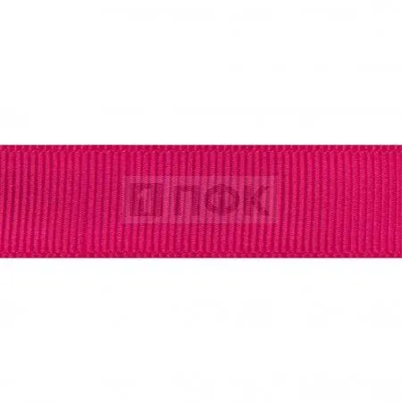 Лента репсовая (тесьма вешалочная) 10мм цв малина (уп 200м/1000м)