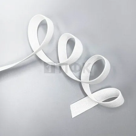 Резинка вязанная 20мм 6.66 гр/м цв белый (рул 40м/уп 600м)