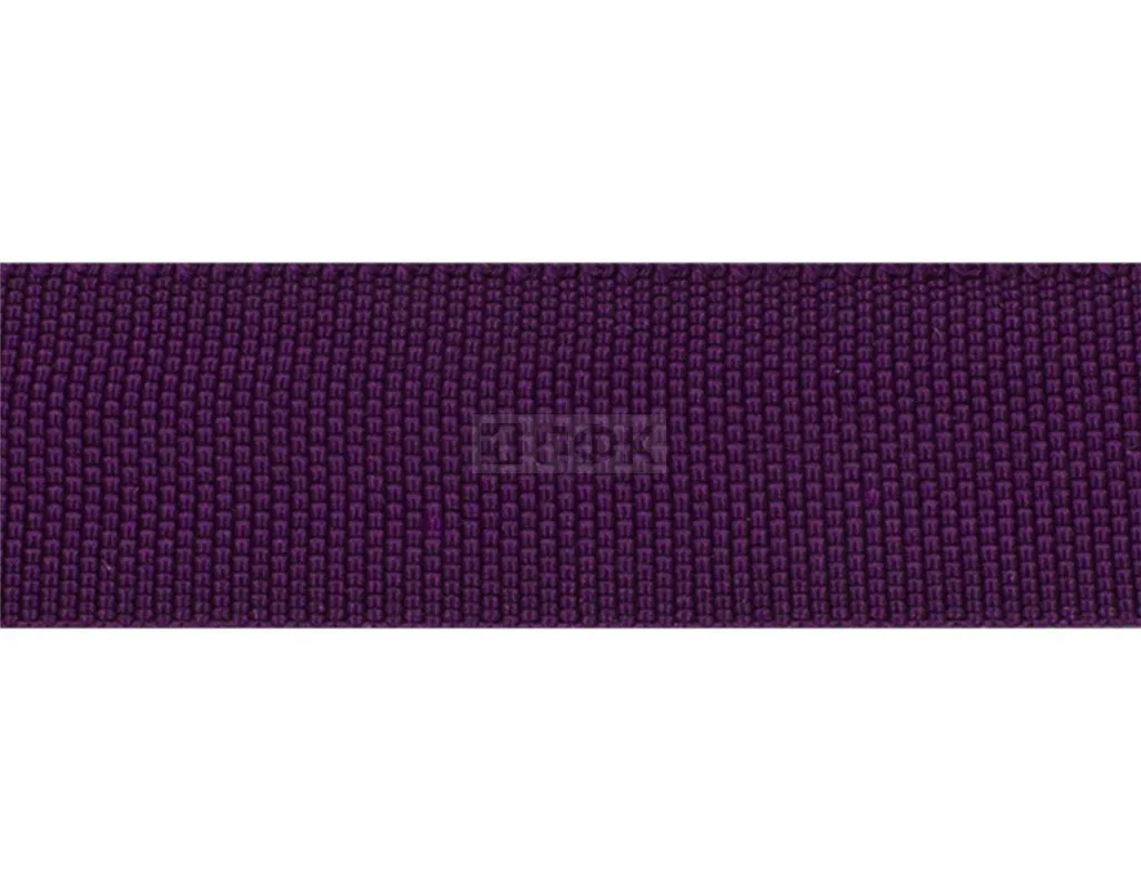 Стропа текстильная (лента ременная) окантовочная 22мм 6,4гр/м цв 28 слива (рул 91,44м/уп 1828м)