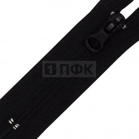 Молния спиральная (витая) тип 5 20см н/р цв 322 черный груша РЕВЕРС (уп 100шт)