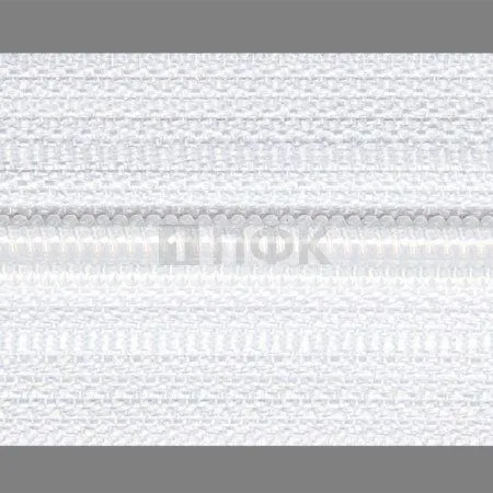 Рулонная молния спиральная (витая) тип 10 28гр цв 101 (рул 100м/уп 1000м)