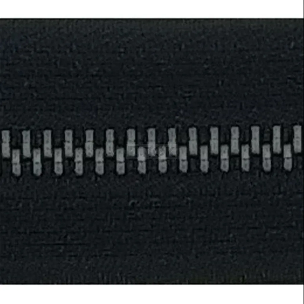 Молния металлическая тип 10 70см разъем цв 322 зв оксид (уп 100шт)